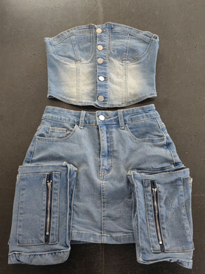 Ari Denim Set