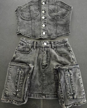 Ari Denim Set
