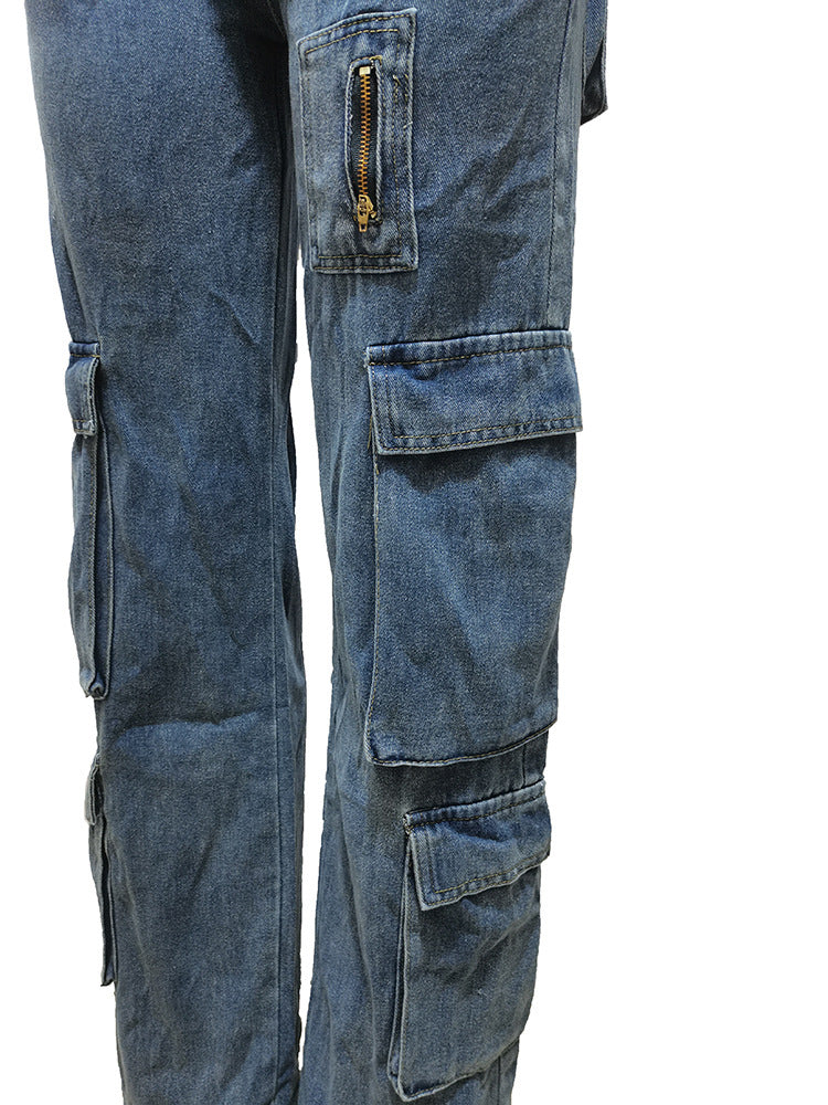 Cargo Denim Jeans