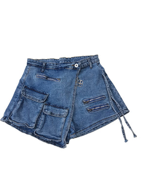 Cargo Denim Shorts